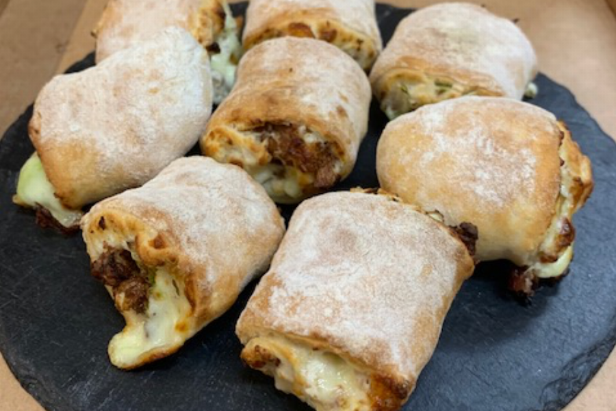 Pizzabrötchen Zwerge
