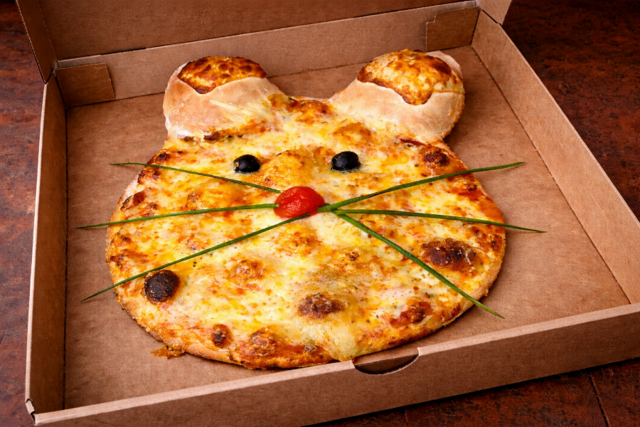 Osterhasen Pizza