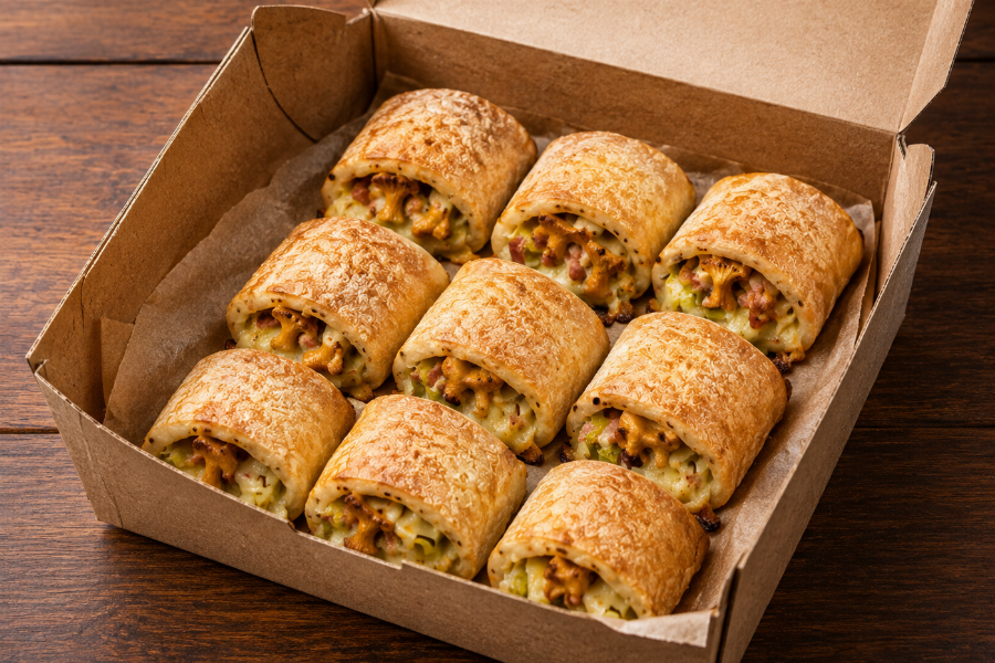 Pizzabrötchen Zwerge