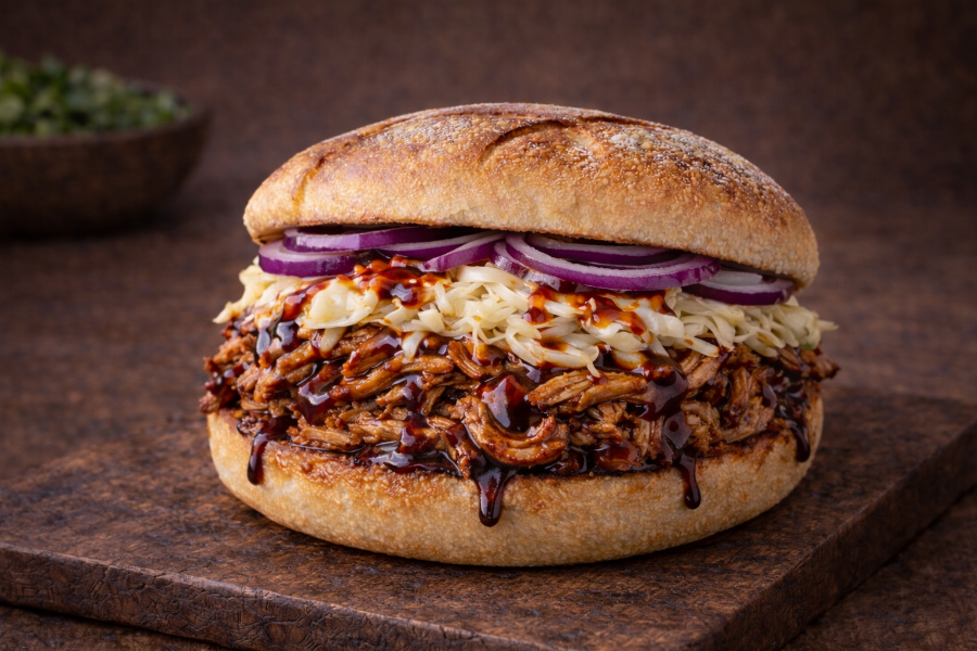 Pulled Turkey Burger