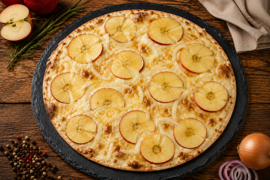 Süsser Flammkuchen