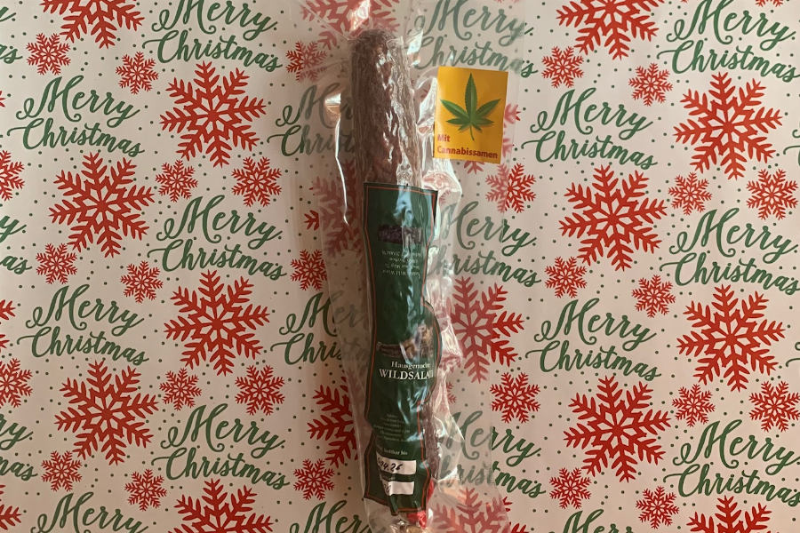 Hausgemachte Wildsalami Cannabissamen