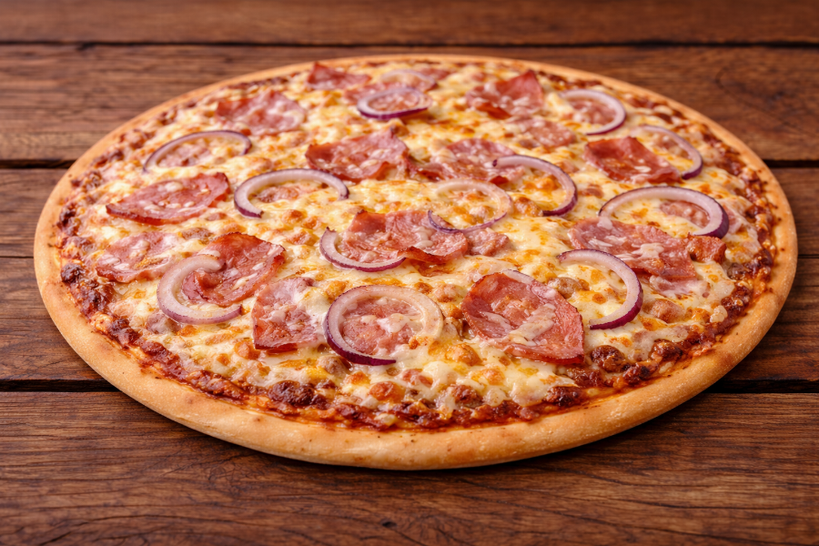 Pizza BBQ & Schinken