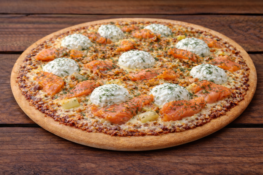 Pizza Räucherlachs & Dill