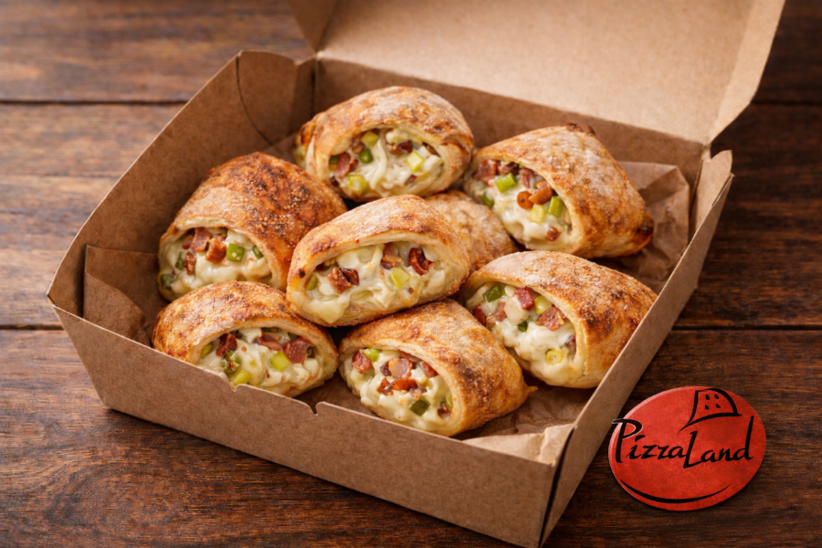 8 Frühlings-Pizzabrötchen